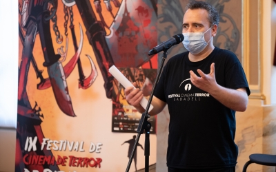 David Garnacho, durant la presentació de l'última edició del festival/ Roger Benet